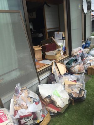 遠方からの遺品整理もお受けしております。の施工前