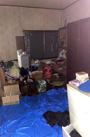 一軒家の空き家片付けの施工前