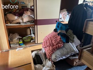 3DK・アパートの遺品整理の施工前