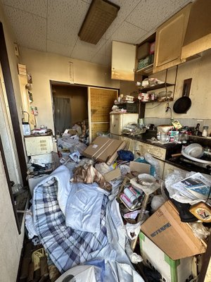 3DK・アパートの遺品整理の施工前