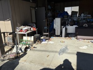 戸建ての遺品整理の施工前