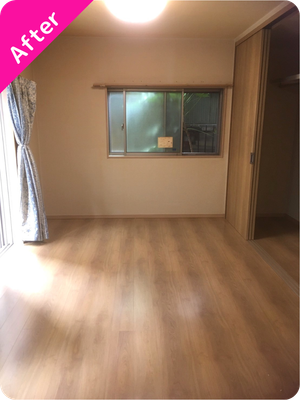 2DK・一軒家の空き家片付けの施工後