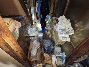 一軒家の特殊清掃の施工前