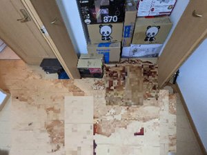 アパートの特殊清掃 (岡山県津山市)の施工前
