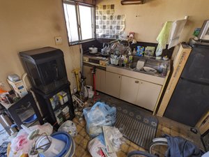 3DK・アパートの遺品整理の施工前