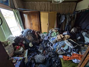 1DK・アパートのゴミ屋敷片付けの施工前
