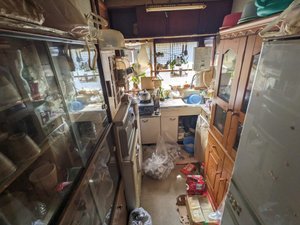 アパートの遺品整理の施工前
