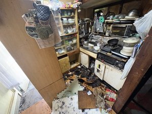 2DK・アパートの特殊清掃の施工前