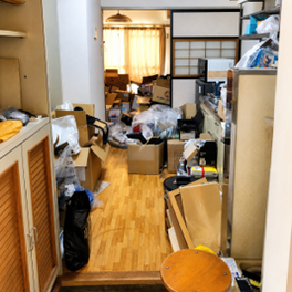 1Kの遺品整理の施工前