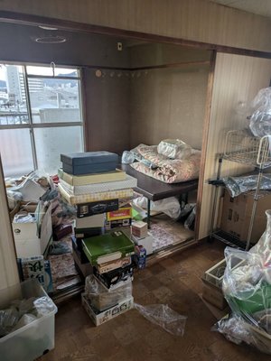 3DK・マンションの遺品整理の施工前