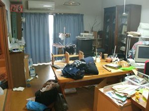 立ち合いなしの遺品整理:報告書にて作業報告を行いましたの施工前