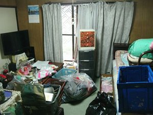 大きな荷物の搬出もお任せくださいの施工前