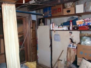 部屋数が多い一軒家での家財整理の施工前