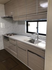 キッチン改修工事の施工後