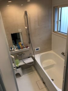 お風呂のリフォーム工事の施工後