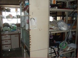 【5DK+広縁+納戸】 生前整理・640,000円 「施設入所に伴う生前整理でした」の施工前