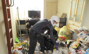 ゴミ屋敷清掃もお任せください。の施工前