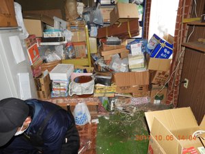 遺品整理と引越し・家屋解体の施工前