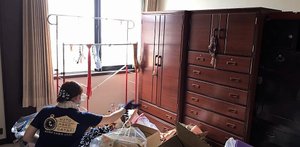 ご実家での遺品整理の施工前