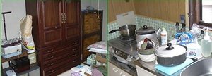 尼崎市(ワンルーム)での遺品整理の施工前