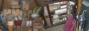 神戸市(戸建て)での遺品整理の施工前