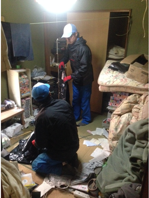 【1R】お立会いの中での遺品整理の施工前