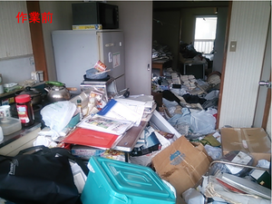 不用品処分の施工前