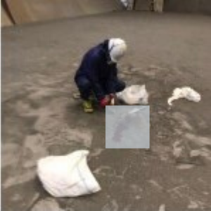 坂出市の倉庫にて特殊清掃の施工前