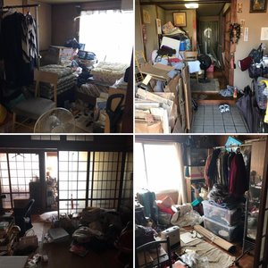 香川県丸亀市で遺品整理の施工前