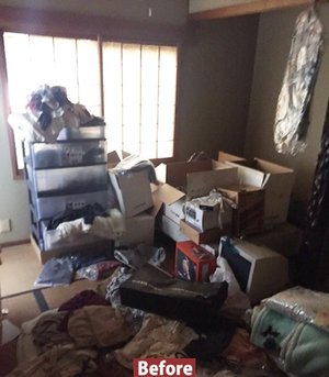 ゴミ屋敷清掃・特殊清掃の施工前