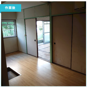 【3DK】市営住宅の生前整理【220,000円】の施工後