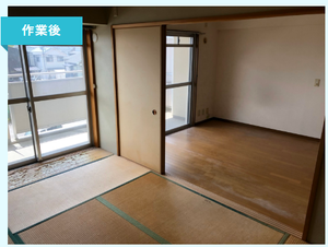 【3LDK】一軒家の遺品整理【155,000円】の施工後