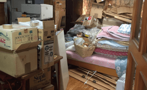 【1LDK】手が付けられないようなお部屋の整理もお任せください【76,000円】の施工前