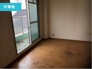【2DK】マンションのゴミ屋敷清掃【95,000円】の施工後