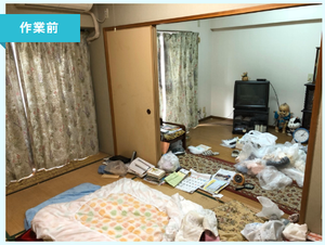 【3LDK】一軒家の遺品整理【155,000円】の施工前