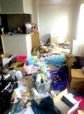 相続された不動産の遺品整理+リフォームの施工前