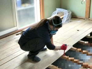 死後2週間経過の孤独死現場の施工後