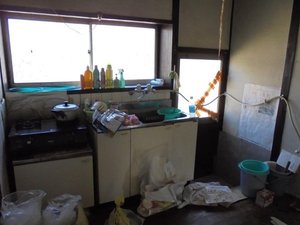 戸建ての遺品整理の施工前