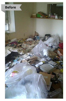 【2DK】ゴミ屋敷片付け 神奈川県川崎市幸区(180,000円)の施工前