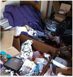 たくさんのゴミが見違えるほどきれいになりましたの施工前