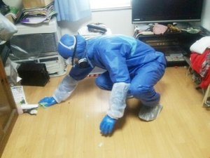 孤独死がおきてしまったお部屋も特殊清掃で除菌清掃いたします。の施工後