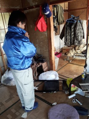 孤独死された平屋アパートの事例:2Kの施工前