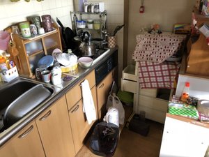 老人ホーム入居前の片付け:50,000円〜の施工前