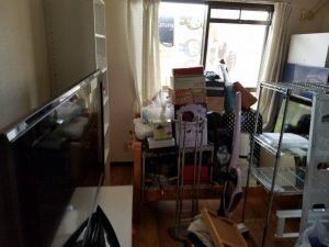 一人暮らしを開始される方の引っ越しに伴う片付けの施工前