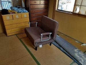 1Kの遺品整理でしたら1~2時間程度で対応いたします。の施工前