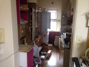 2DKの都営住宅の施工前