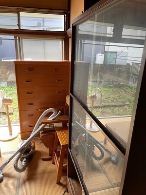 【6DK】大量の荷物も迅速に運び出しますの施工前