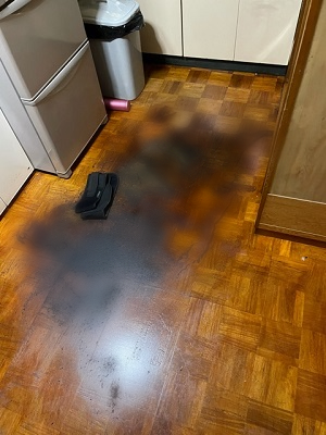 強く残ってしまった臭いもしっかり除去いたしますの施工前