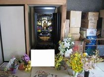 お仏壇の撤去と処分の施工前