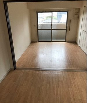 【1LDK】タンスやベッドなど、家財道具の不用品回収の施工後